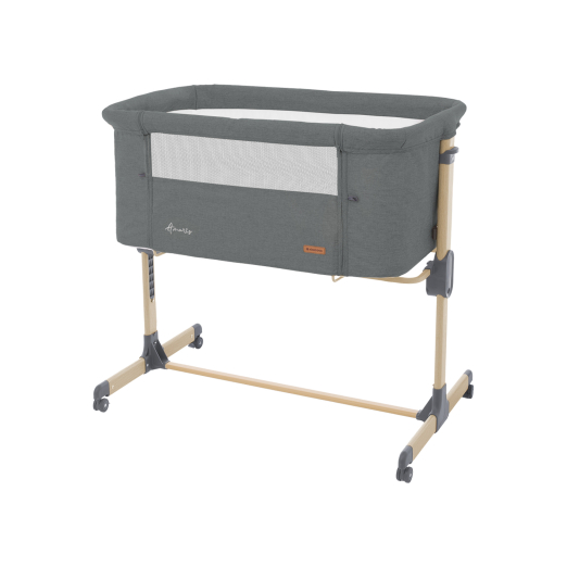 Berço Amaris cinzento escuro Kikkaboo